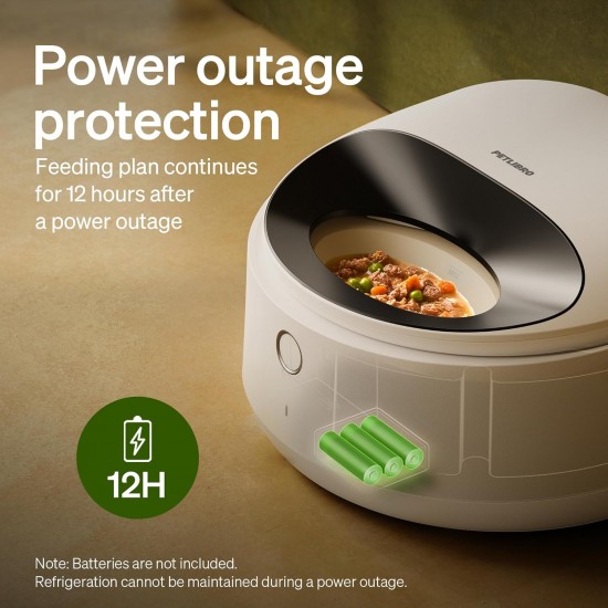PETLIBRO Automatic Cat Wet Food with Dishwasher-Safe Stainless Steel Bowl, Wet Feeder with Semiconductor Cooling, 2.4 GHz Wi-Fi Smart App Control, 3 Days True Freshness, Wet Food Feeder PETLIBRO Automatic Cat Wet Food with Dishwasher-Safe Stainless Steel Bowl, Wet Feeder with Semiconductor Cooling, 2.4 GHz Wi-Fi Smart App Control, 3 Days True Freshness, Wet Food Feeder