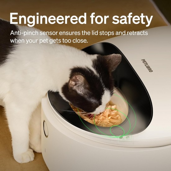 PETLIBRO Automatic Cat Wet Food with Dishwasher-Safe Stainless Steel Bowl, Wet Feeder with Semiconductor Cooling, 2.4 GHz Wi-Fi Smart App Control, 3 Days True Freshness, Wet Food Feeder PETLIBRO Automatic Cat Wet Food with Dishwasher-Safe Stainless Steel Bowl, Wet Feeder with Semiconductor Cooling, 2.4 GHz Wi-Fi Smart App Control, 3 Days True Freshness, Wet Food Feeder