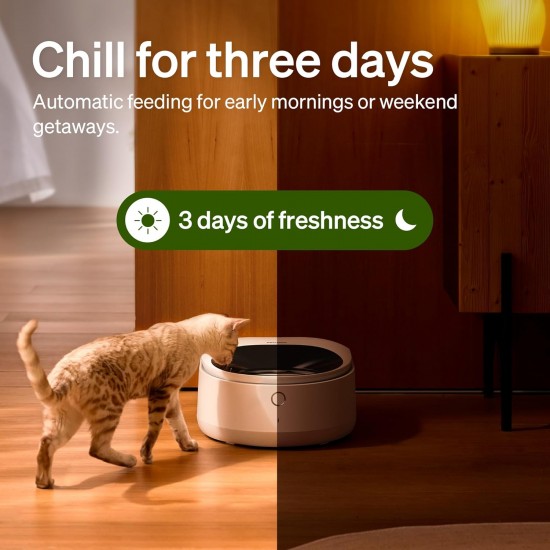 PETLIBRO Automatic Cat Wet Food with Dishwasher-Safe Stainless Steel Bowl, Wet Feeder with Semiconductor Cooling, 2.4 GHz Wi-Fi Smart App Control, 3 Days True Freshness, Wet Food Feeder PETLIBRO Automatic Cat Wet Food with Dishwasher-Safe Stainless Steel Bowl, Wet Feeder with Semiconductor Cooling, 2.4 GHz Wi-Fi Smart App Control, 3 Days True Freshness, Wet Food Feeder