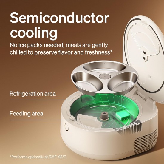 PETLIBRO Automatic Cat Wet Food with Dishwasher-Safe Stainless Steel Bowl, Wet Feeder with Semiconductor Cooling, 2.4 GHz Wi-Fi Smart App Control, 3 Days True Freshness, Wet Food Feeder PETLIBRO Automatic Cat Wet Food with Dishwasher-Safe Stainless Steel Bowl, Wet Feeder with Semiconductor Cooling, 2.4 GHz Wi-Fi Smart App Control, 3 Days True Freshness, Wet Food Feeder