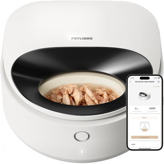 PETLIBRO Automatic Cat Wet Food with Dishwasher-Safe Stainless Steel Bowl, Wet Feeder with Semiconductor Cooling, 2.4 GHz Wi-Fi Smart App Control, 3 Days True Freshness, Wet Food Feeder PETLIBRO Automatic Cat Wet Food with Dishwasher-Safe Stainless Steel Bowl, Wet Feeder with Semiconductor Cooling, 2.4 GHz Wi-Fi Smart App Control, 3 Days True Freshness, Wet Food Feeder