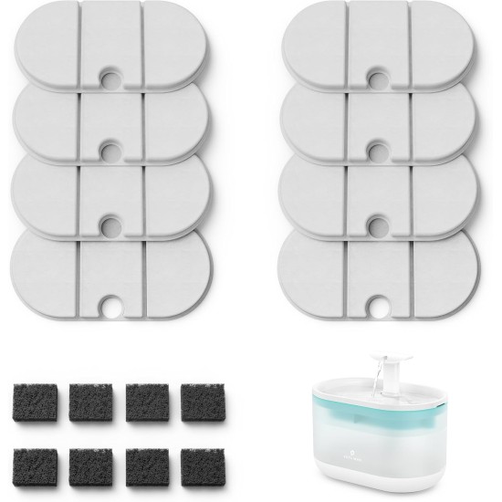PETLIBRO Drinking Fountain for Cats, Ultra Quiet, 2.1 L Capsule Cat Fountain with Two Flow Modes (Filter x 8 Only) PETLIBRO Drinking Fountain for Cats, Ultra Quiet, 2.1 L Capsule Cat Fountain with Two Flow Modes (Filter x 8 Only)
