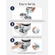 PETLIBRO Pet Food Splitter with Stainless Steel Bowls, Automatic Cat Feeder for Two Cats or Dogs, Suitable Automatic Cat Feeder PLAF005, PLAF006, PLAF103 PETLIBRO Pet Food Splitter with Stainless Steel Bowls, Automatic Cat Feeder for Two Cats or Dogs, Suitable Automatic Cat Feeder PLAF005, PLAF006, PLAF103