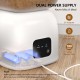 PUPPY KITTY Automatic Cat Feeder, 2.4G WiFi App Control, Automatic Cat Feeder with Stainless Steel Bowl, Easy to Clean, 10S Recording Function, 1-10 Meals a Day