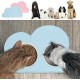 Pack of 2 Cloud Placemats, Feeding Mats, Silicone Placemats, Feeding Mats for Pets, Insulated Placemats, Suitable for Pets (Blue + Pink) (47.9 cm x 26.7 cm) Pack of 2 Cloud Placemats, Feeding Mats, Silicone Placemats, Feeding Mats for Pets, Insulated Placemats, Suitable for Pets (Blue + Pink) (47.9 cm x 26.7 cm)