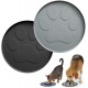 Pack of 2 Dog Bowl Mat Cat Bowl Mat Silicone Mat Feeding Mat Dog Pack of 2 Dog Bowl Mat Cat Bowl Mat Silicone Mat Feeding Mat Dog