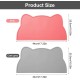 Pack of 2 Silicone Feeding Mats for Cats, 44 x 25.5 cm Bowl Mat Cat with Rim, Non-Slip Pet Feeding, Pot Holder Feeding Mat Dog, for Dogs, Cats, Rabbits (Pink, Grey) Pack of 2 Silicone Feeding Mats for Cats, 44 x 25.5 cm Bowl Mat Cat with Rim, Non-Slip Pet Feeding, Pot Holder Feeding Mat Dog, for Dogs, Cats, Rabbits (Pink, Grey)