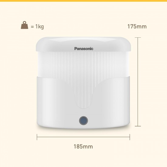 Panasonic CP-JNF01CW Smart Pet Feeder, Automatic Feeder, Cats & Small, Medium Dogs, 2.8 Litres, App Control, Level Monitoring, WiFi, Dishwasher Safe Bowl, Dual Stream, White Panasonic CP-JNF01CW Smart Pet Feeder, Automatic Feeder, Cats & Small, Medium Dogs, 2.8 Litres, App Control, Level Monitoring, WiFi, Dishwasher Safe Bowl, Dual Stream, White