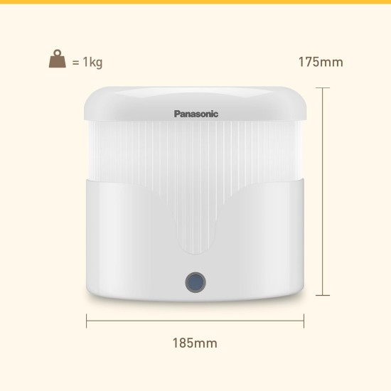 Panasonic CP-JNW01CW Pet Drinking Fountain, Water Fountain for Cats & Small to Medium Dogs, 1.9 Litre Capacity, 4-Layer Filter, Quiet, Two Fountain Modes, White Panasonic CP-JNW01CW Pet Drinking Fountain, Water Fountain for Cats & Small to Medium Dogs, 1.9 Litre Capacity, 4-Layer Filter, Quiet, Two Fountain Modes, White