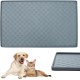 Pet Bowl Mat for Cats and Dogs Feeding Mat for Dog Food Silicone Mat Waterproof Non-Slip Raised Edge (55x40cm) Pet Bowl Mat for Cats and Dogs Feeding Mat for Dog Food Silicone Mat Waterproof Non-Slip Raised Edge (55x40cm)