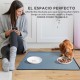 Pet Bowl Mat for Cats and Dogs Feeding Mat for Dog Food Silicone Mat Waterproof Non-Slip Raised Edge (55x40cm) Pet Bowl Mat for Cats and Dogs Feeding Mat for Dog Food Silicone Mat Waterproof Non-Slip Raised Edge (55x40cm)