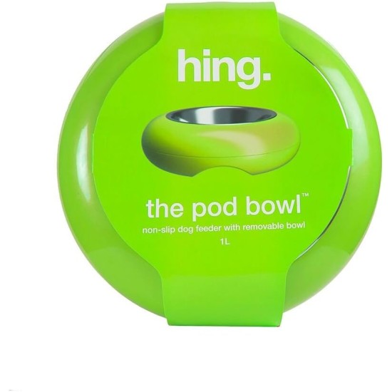 Pet Cat Dog Feeding Pod Bowl, 300 g, Small, Green Pet Cat Dog Feeding Pod Bowl, 300 g, Small, Green