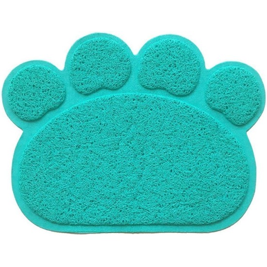 Pet Cat Litter Mat, SUAVER PVC Non-Slip Paw Shaped Cat Litter Tray Mat Pet Food Water Bowl Placement Mat Pet Feeding Mats, 30 x 40 cm (Lotus Pink) Pet Cat Litter Mat, SUAVER PVC Non-Slip Paw Shaped Cat Litter Tray Mat Pet Food Water Bowl Placement Mat Pet Feeding Mats, 30 x 40 cm (Lotus Pink)