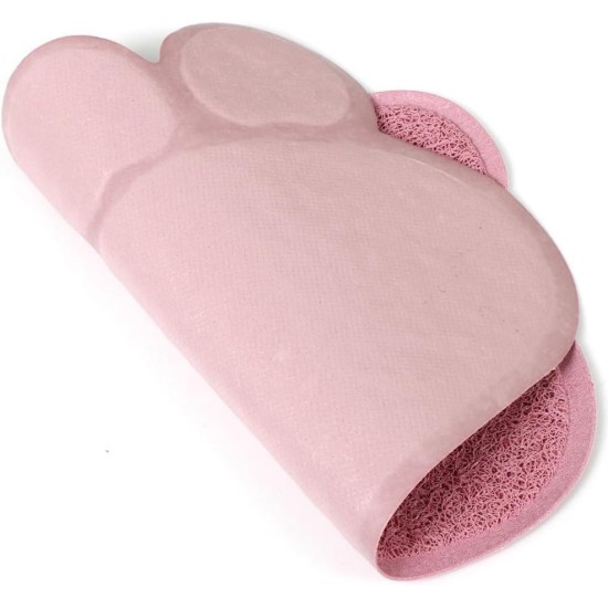 Pet Cat Litter Mat, SUAVER PVC Non-Slip Paw Shaped Cat Litter Tray Mat Pet Food Water Bowl Placement Mat Pet Feeding Mats, 30 x 40 cm (Lotus Pink) Pet Cat Litter Mat, SUAVER PVC Non-Slip Paw Shaped Cat Litter Tray Mat Pet Food Water Bowl Placement Mat Pet Feeding Mats, 30 x 40 cm (Lotus Pink)