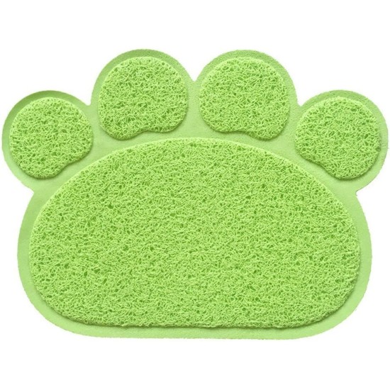 Pet Cat Litter Mat, SUAVER PVC Non-Slip Paw Shaped Cat Litter Tray Mat Pet Food Water Bowl Placement Mat Pet Feeding Mats, 30 x 40 cm (Lotus Pink) Pet Cat Litter Mat, SUAVER PVC Non-Slip Paw Shaped Cat Litter Tray Mat Pet Food Water Bowl Placement Mat Pet Feeding Mats, 30 x 40 cm (Lotus Pink)