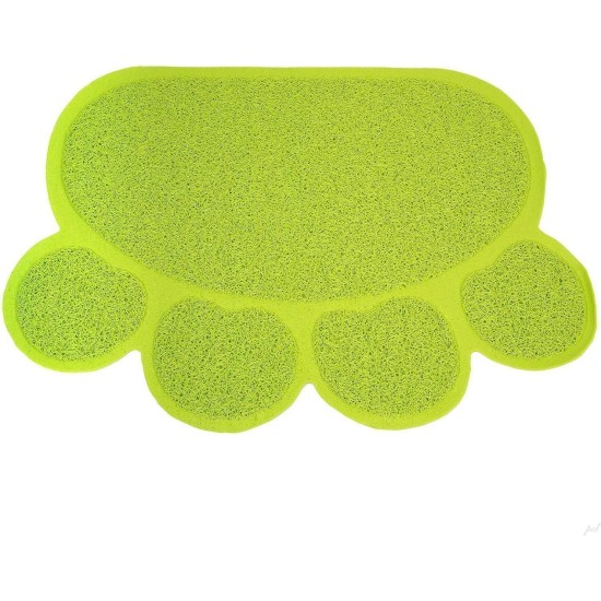 Pet Cat Litter Mat, SUAVER PVC Non-Slip Paw Shaped Cat Litter Tray Mat Pet Food Water Bowl Placement Mat Pet Feeding Mats, 30 x 40 cm (Lotus Pink) Pet Cat Litter Mat, SUAVER PVC Non-Slip Paw Shaped Cat Litter Tray Mat Pet Food Water Bowl Placement Mat Pet Feeding Mats, 30 x 40 cm (Lotus Pink)