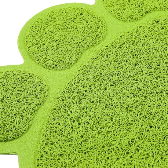 Pet Cat Litter Mat, SUAVER PVC Non-Slip Paw Shaped Cat Litter Tray Mat Pet Food Water Bowl Placement Mat Pet Feeding Mats, 30 x 40 cm (Lotus Pink) Pet Cat Litter Mat, SUAVER PVC Non-Slip Paw Shaped Cat Litter Tray Mat Pet Food Water Bowl Placement Mat Pet Feeding Mats, 30 x 40 cm (Lotus Pink)