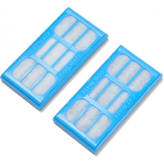 Pet Mate Genuine Replacement Filter Cartridges for Use with Cat and Dog Mate Pet Fountains, Pack of 6 Pet Mate Genuine Replacement Filter Cartridges for Use with Cat and Dog Mate Pet Fountains, Pack of 6