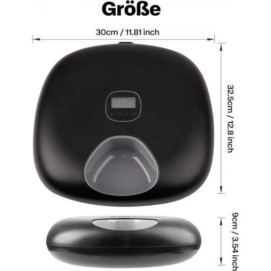 Pet Prime Automatic Cat Wet Food Feeder - Automatic 6-Way Feeder with 300 ml Servings, Cooling Function for Wet Food, 90 Days Battery Life for Cats and Dogs Pet Prime Automatic Cat Wet Food Feeder - Automatic 6-Way Feeder with 300 ml Servings, Cooling Function for Wet Food, 90 Days Battery Life for Cats and Dogs