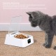 Pet Smart Feeder, Feeding Bowl for Dogs and Cats for Small and Medium Pets, 350 ml Open Cover, Induction, Lid Opening, Rechargeable Feeder