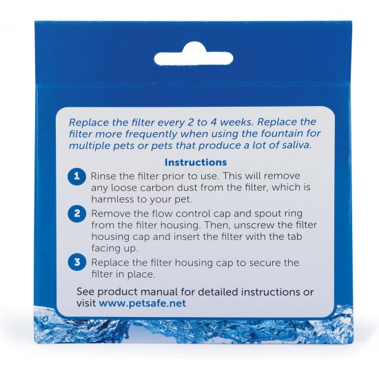 PetSafe Drinkwell 360 Premium Carbon Filter for Dogs and Cats - Pack of 12 - Pack of 3 or 12 PetSafe Drinkwell 360 Premium Carbon Filter for Dogs and Cats - Pack of 12 - Pack of 3 or 12