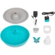 PetSafe Drinkwell Butterfly Drinking Fountain for Cats and Small Dogs, BPA-Free Plastic, 1.5 Litre Water Capacity, Blue PetSafe Drinkwell Butterfly Drinking Fountain for Cats and Small Dogs, BPA-Free Plastic, 1.5 Litre Water Capacity, Blue