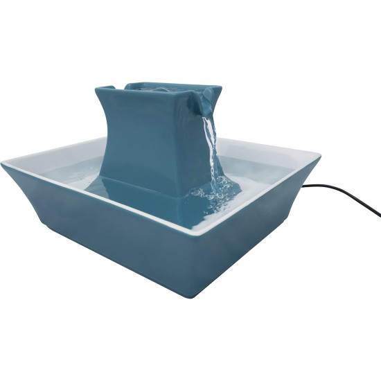 PetSafe Drinkwell Ceramic Pagoda Drinking Fountain, 2 Litres, BPA Free, Organic Filter, Water Fountain for Cats and Dogs PetSafe Drinkwell Ceramic Pagoda Drinking Fountain, 2 Litres, BPA Free, Organic Filter, Water Fountain for Cats and Dogs