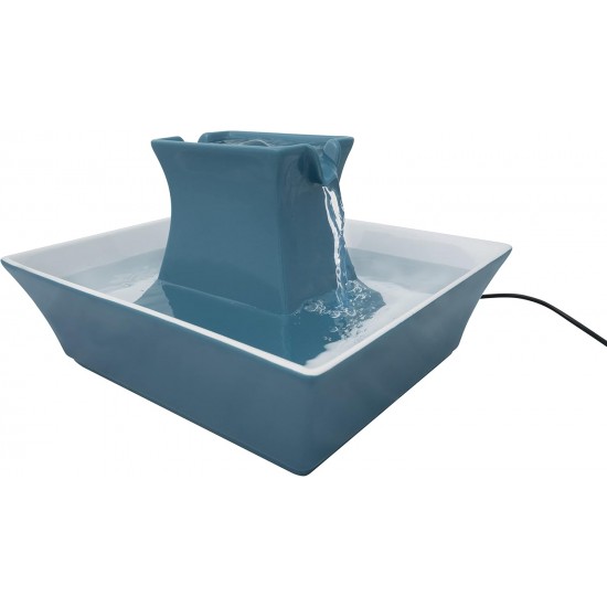 PetSafe Drinkwell Ceramic Pagoda Drinking Fountain, 2 Litres, BPA Free, Organic Filter, Water Fountain for Cats and Dogs PetSafe Drinkwell Ceramic Pagoda Drinking Fountain, 2 Litres, BPA Free, Organic Filter, Water Fountain for Cats and Dogs