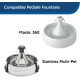 PetSafe Drinkwell Replacement Carbon Charcoal Filters for Drinkwell 360 Dog and Cat Water Fountain (Pack of 3) PetSafe Drinkwell Replacement Carbon Charcoal Filters for Drinkwell 360 Dog and Cat Water Fountain (Pack of 3)