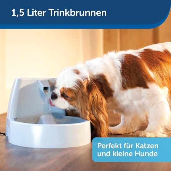 PetSafe Drinkwell Water Fountain - Ideal for Small Dog Breeds and Cats - Easy to Clean - Filter Included - Small Fountain PetSafe Drinkwell Water Fountain - Ideal for Small Dog Breeds and Cats - Easy to Clean - Filter Included - Small Fountain