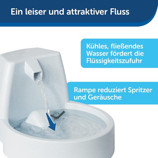 PetSafe Drinkwell Water Fountain - Ideal for Small Dog Breeds and Cats - Easy to Clean - Filter Included - Small Fountain PetSafe Drinkwell Water Fountain - Ideal for Small Dog Breeds and Cats - Easy to Clean - Filter Included - Small Fountain
