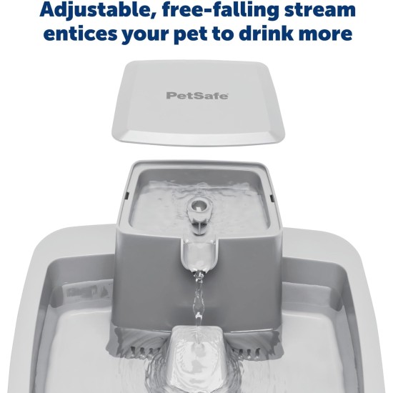 PetSafe Drinkwell Water Fountain for Cats, Dogs or Multiple Pets - Automatic Water Bowl - Pump and Water Filter Included - Dishwasher Safe - Easy to Clean PetSafe Drinkwell Water Fountain for Cats, Dogs or Multiple Pets - Automatic Water Bowl - Pump and Water Filter Included - Dishwasher Safe - Easy to Clean