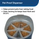 PetSafe Programmable Pet Feeder for 6 Meals, Automatic Feeder for Dogs and Cats, Dry or Semi-Moist Pet Food, Slow Feeding, Portion Control (6 PetSafe Programmable Pet Feeder for 6 Meals, Automatic Feeder for Dogs and Cats, Dry or Semi-Moist Pet Food, Slow Feeding, Portion Control (6