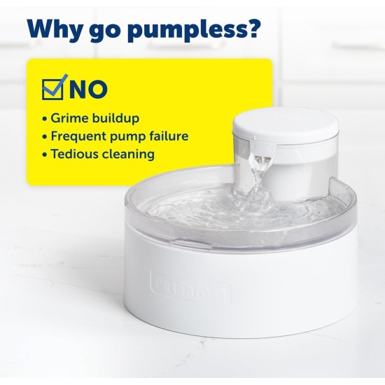 PetSafe Viva Drinking Fountain for Cats and Small Dogs - 4.1 l/140 oz, Indoor Cat Drinking Fountain with Extremely Quiet Pump, Dishwasher Safe, Easy Cleaning, Water Filter Included PetSafe Viva Drinking Fountain for Cats and Small Dogs - 4.1 l/140 oz, Indoor Cat Drinking Fountain with Extremely Quiet Pump, Dishwasher Safe, Easy Cleaning, Water Filter Included