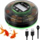 Petbank Automatic Feeder Aquarium Rechargeable Fish Feeder with Timer Feeder for Aquariums with USB Cable LCD Display Fish Feeder for Aquarium Fish Tank Petbank Automatic Feeder Aquarium Rechargeable Fish Feeder with Timer Feeder for Aquariums with USB Cable LCD Display Fish Feeder for Aquarium Fish Tank