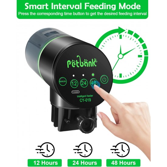 Petbank Automatic Feeder Aquarium Rechargeable Fish Feeder with Timer Feeder for Aquariums with USB Cable LCD Display Fish Feeder for Aquarium Fish Tank Petbank Automatic Feeder Aquarium Rechargeable Fish Feeder with Timer Feeder for Aquariums with USB Cable LCD Display Fish Feeder for Aquarium Fish Tank