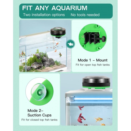 Petbank Automatic Feeder Aquarium Rechargeable Fish Feeder with Timer Feeder for Aquariums with USB Cable LCD Display Fish Feeder for Aquarium Fish Tank Petbank Automatic Feeder Aquarium Rechargeable Fish Feeder with Timer Feeder for Aquariums with USB Cable LCD Display Fish Feeder for Aquarium Fish Tank
