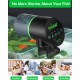 Petbank Automatic Feeder Aquarium Rechargeable Fish Feeder with Timer Feeder for Aquariums with USB Cable LCD Display Fish Feeder for Aquarium Fish Tank Petbank Automatic Feeder Aquarium Rechargeable Fish Feeder with Timer Feeder for Aquariums with USB Cable LCD Display Fish Feeder for Aquarium Fish Tank