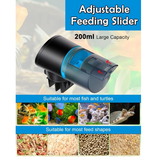 Petbank Automatic Feeder Aquarium Rechargeable Fish Feeder with Timer Feeder for Aquariums with USB Cable LCD Display Fish Feeder for Aquarium Fish Tank Petbank Automatic Feeder Aquarium Rechargeable Fish Feeder with Timer Feeder for Aquariums with USB Cable LCD Display Fish Feeder for Aquarium Fish Tank