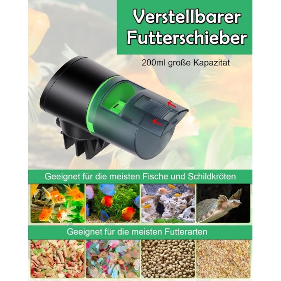 Petbank Automatic Feeder Aquarium Rechargeable Fish Feeder with Timer Feeder for Aquariums with USB Cable LCD Display Fish Feeder for Aquarium Fish Tank Petbank Automatic Feeder Aquarium Rechargeable Fish Feeder with Timer Feeder for Aquariums with USB Cable LCD Display Fish Feeder for Aquarium Fish Tank