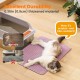 Petinstinct Cat Litter Tray Mat, 75 x 55 cm, Extra Large Cat Litter Mat, Double Layer Design of Honeycomb Mat, Waterproof and Durable, Cat Litter Tray Underlay, Brown Petinstinct Cat Litter Tray Mat, 75 x 55 cm, Extra Large Cat Litter Mat, Double Layer Design of Honeycomb Mat, Waterproof and Durable, Cat Litter Tray Underlay, Brown