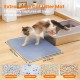 Petinstinct Cat Litter Tray Mat, 75 x 55 cm, Extra Large Cat Litter Mat, Double Layer Design of Honeycomb Mat, Waterproof and Durable, Cat Litter Tray Underlay, Brown Petinstinct Cat Litter Tray Mat, 75 x 55 cm, Extra Large Cat Litter Mat, Double Layer Design of Honeycomb Mat, Waterproof and Durable, Cat Litter Tray Underlay, Brown