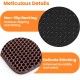 Petinstinct Cat Litter Tray Mat, 75 x 55 cm, Extra Large Cat Litter Mat, Double Layer Design of Honeycomb Mat, Waterproof and Durable, Cat Litter Tray Underlay, Brown Petinstinct Cat Litter Tray Mat, 75 x 55 cm, Extra Large Cat Litter Mat, Double Layer Design of Honeycomb Mat, Waterproof and Durable, Cat Litter Tray Underlay, Brown