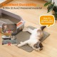 Petinstinct Cat Litter Tray Mat, 75 x 55 cm, Extra Large Cat Litter Mat, Double Layer Design of Honeycomb Mat, Waterproof and Durable, Cat Litter Tray Underlay, Brown Petinstinct Cat Litter Tray Mat, 75 x 55 cm, Extra Large Cat Litter Mat, Double Layer Design of Honeycomb Mat, Waterproof and Durable, Cat Litter Tray Underlay, Brown