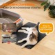 Petinstinct Cat Litter Tray Mat, 75 x 55 cm, Extra Large Cat Litter Mat, Double Layer Design of Honeycomb Mat, Waterproof and Durable, Cat Litter Tray Underlay, Brown Petinstinct Cat Litter Tray Mat, 75 x 55 cm, Extra Large Cat Litter Mat, Double Layer Design of Honeycomb Mat, Waterproof and Durable, Cat Litter Tray Underlay, Brown