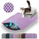 Petinstinct Cat Litter Tray Mat, 75 x 55 cm, Large Double Layer Cat Litter Tray Underlay, Waterproof, Durable Design, Honeycomb Cat Litter Mat, Cat Litter Tray Mat, XL, Purple Petinstinct Cat Litter Tray Mat, 75 x 55 cm, Large Double Layer Cat Litter Tray Underlay, Waterproof, Durable Design, Honeycomb Cat Litter Mat, Cat Litter Tray Mat, XL, Purple