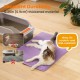 Petinstinct Cat Litter Tray Mat, 75 x 55 cm, Large Double Layer Cat Litter Tray Underlay, Waterproof, Durable Design, Honeycomb Cat Litter Mat, Cat Litter Tray Mat, XL, Purple Petinstinct Cat Litter Tray Mat, 75 x 55 cm, Large Double Layer Cat Litter Tray Underlay, Waterproof, Durable Design, Honeycomb Cat Litter Mat, Cat Litter Tray Mat, XL, Purple