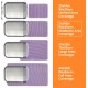 Petinstinct Cat Litter Tray Mat, 75 x 55 cm, Large Double Layer Cat Litter Tray Underlay, Waterproof, Durable Design, Honeycomb Cat Litter Mat, Cat Litter Tray Mat, XL, Purple Petinstinct Cat Litter Tray Mat, 75 x 55 cm, Large Double Layer Cat Litter Tray Underlay, Waterproof, Durable Design, Honeycomb Cat Litter Mat, Cat Litter Tray Mat, XL, Purple