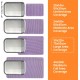 Petinstinct Cat Litter Tray Mat, 75 x 55 cm, Large Double Layer Cat Litter Tray Underlay, Waterproof, Durable Design, Honeycomb Cat Litter Mat, Cat Litter Tray Mat, XL, Purple Petinstinct Cat Litter Tray Mat, 75 x 55 cm, Large Double Layer Cat Litter Tray Underlay, Waterproof, Durable Design, Honeycomb Cat Litter Mat, Cat Litter Tray Mat, XL, Purple