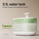 Petlibro Drinking Fountain for Cats, Ultra Quiet with Two Flow Modes, BPA-Free Capsule Cat Fountain, 71 oz/2.1 L Visible Water Level with Filter for Cats and Dogs